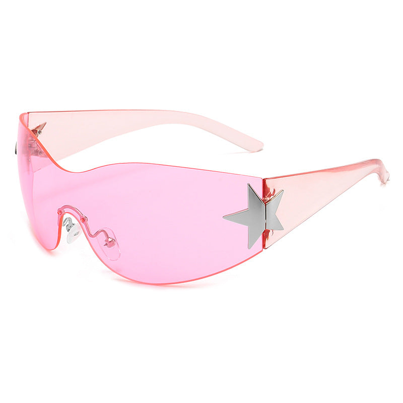 Opulent Star Frameless Sunglasses