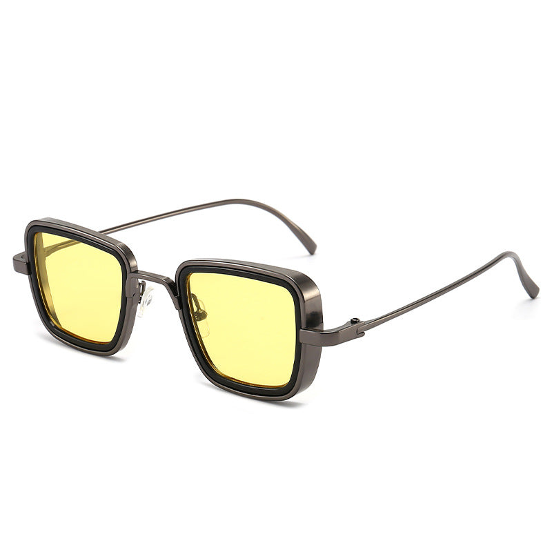 Steampunk Square Frame Sunglasses