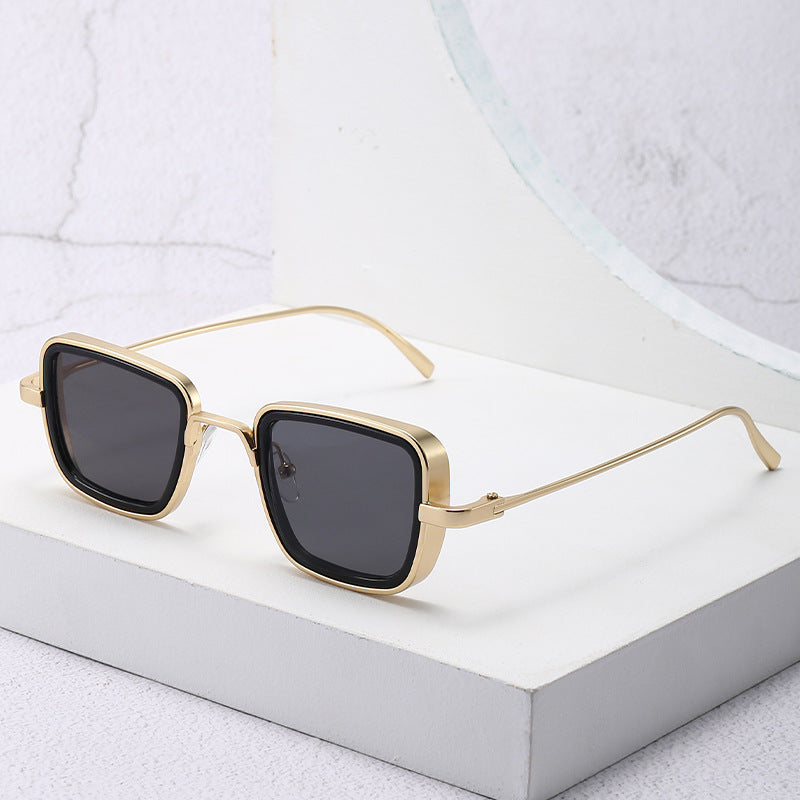 Steampunk Square Frame Sunglasses