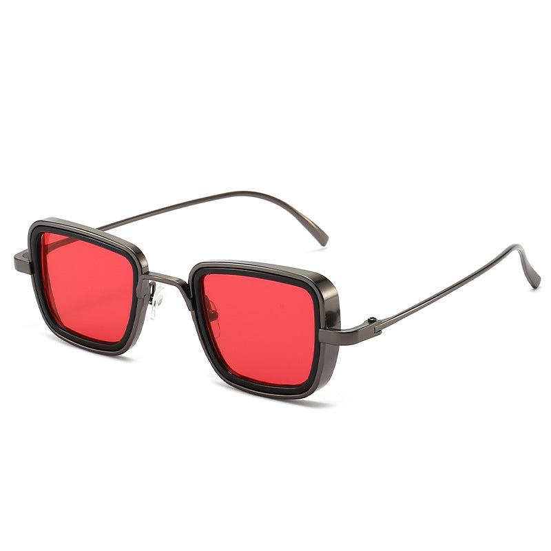 Steampunk Square Frame Sunglasses