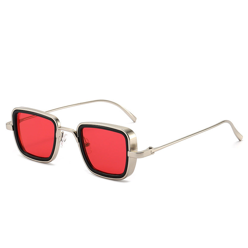 Steampunk Square Frame Sunglasses