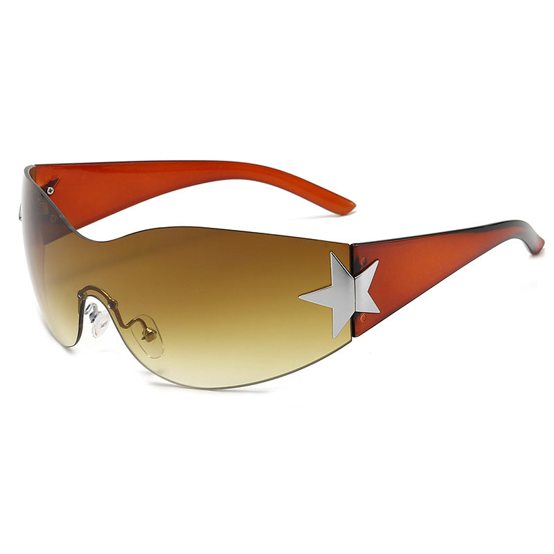 Opulent Star Frameless Sunglasses