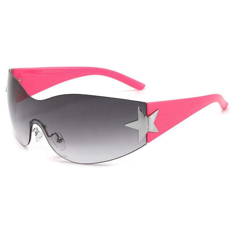 Opulent Star Frameless Sunglasses