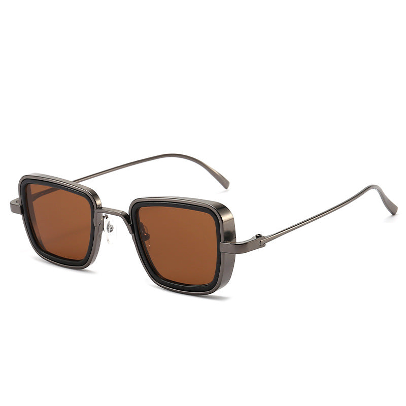 Steampunk Square Frame Sunglasses