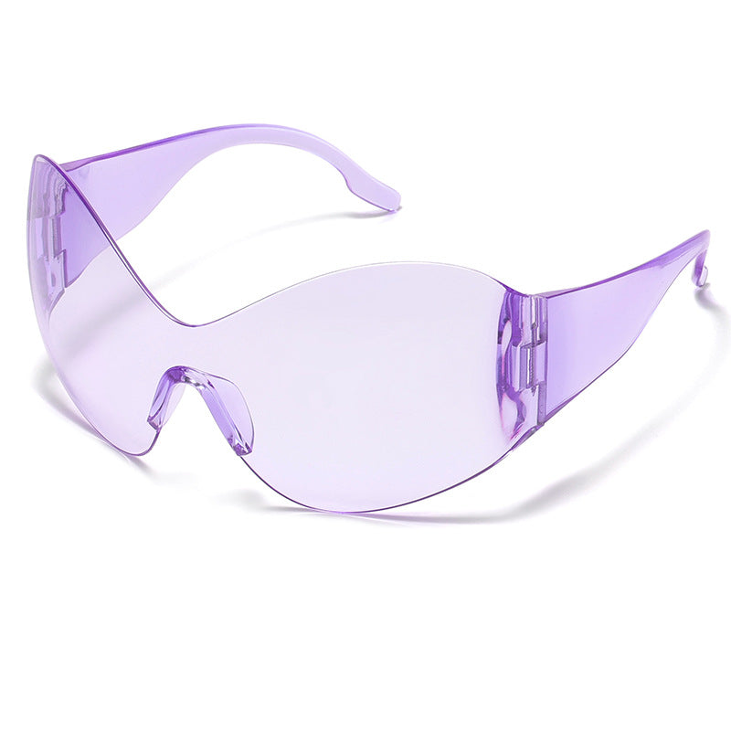 Futuristic Rimless Sunglasses