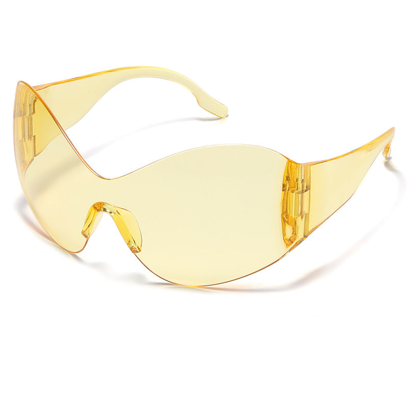 Futuristic Rimless Sunglasses