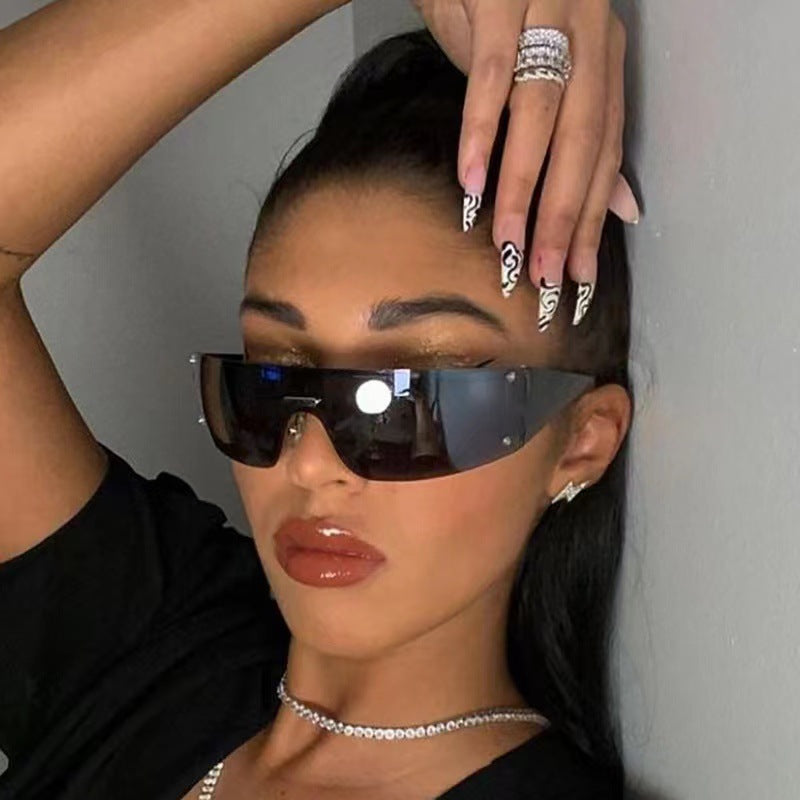 Glamour Rimless Shades Sunglasses