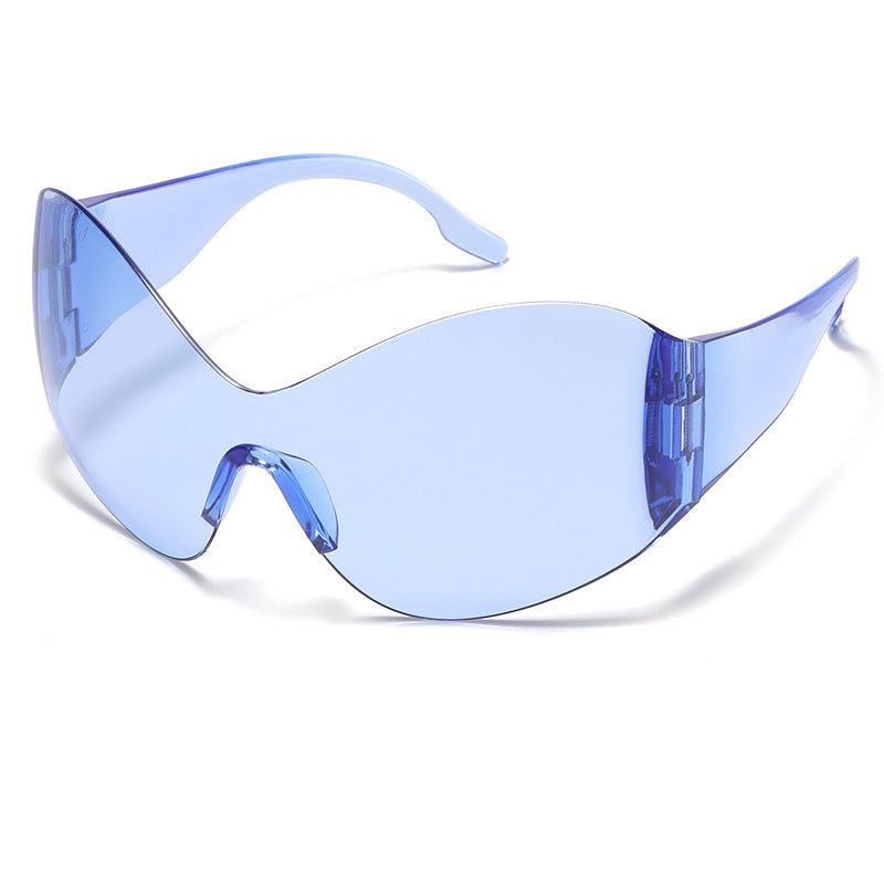 Futuristic Rimless Sunglasses